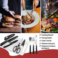 Ensemble d'ustensiles de cuisine de camping portables 27 pièces en acier inoxydable, kit d'organisation pour grillades en plein air