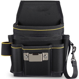 Sac à outils multifonctionnel en tissu Oxford, sac à outils portable en toile épaisse, sac de ceinture pour électricien - Product Image 2