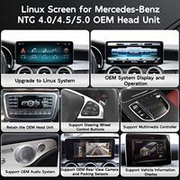Radio para Auto con Pantalla de 12.8 Pulgadas y Resolución 2400*900, Sistema Linux, Plug and Play, CarPlay Inalámbrico y Android Auto para Mercedes Benz NTG 4.0 4.5 5.0