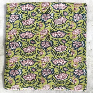 Tissu en voile de coton pur à 100% de style Jaipuri, tissu uni doux au mètre, pour la confection de robes, la couture, l'artisanat, la tapisserie pour filles - Product Image 3