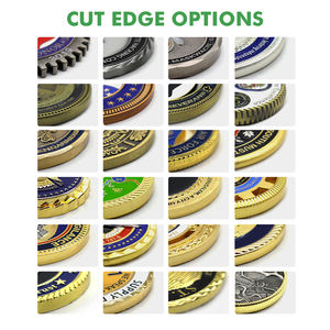 Logotipo personalizado Rotación de 360 grados Spinner de latón Artesanía de metal esmaltado Monedas de desafío Monedas de <span class=keywords><strong>Colombia</strong></span> personalizables - Product Image 5