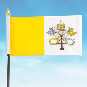 <span class=keywords><strong>Bandera</strong></span> <span class=keywords><strong>del</strong></span> <span class=keywords><strong>Vaticano</strong></span>, Producción <span class=keywords><strong>de</strong></span> Fábrica al por Mayor, 75D, Doble Cara, Engrosada, Impermeable, para Uso Doméstico - Product Image 2