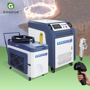 Pistola de Limpieza Láser Pequeña, Eliminador de Óxido, Videos de Pruebas, Máquina de Limpieza Láser de 4000w 6000w para Eliminar Grafitis - Product Image 1