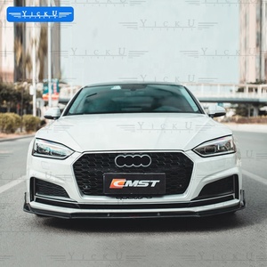 YICKU Kit Carrozzeria in Fibra di Carbonio di Alta Qualità per Audi <span class=keywords><strong>A5</strong></span> S5 RS5 <span class=keywords><strong>2019</strong></span>+ - Upgrade CMST: Labbro Anteriore, Diffusore Posteriore, Minigonne Laterali - Ricambi Auto - Product Image 2