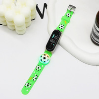 Montre numérique LED pour enfants, nouvelle collection, dessin animé, innovante, pour garçons et filles, bracelet en plastique tactile, étanche, montre de sport