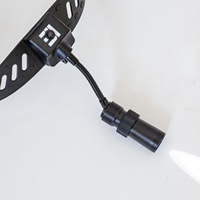 Lampe frontale chirurgical sans fil, mini phare chirurgical avec loupes, batterie intégrée