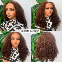Perruques sans colle en cheveux humains, pré-épilées, prêtes à porter, SDD, densité 250%, boucles volumineuses, cheveux indiens bruts pour femmes noires – Fournisseur de choix