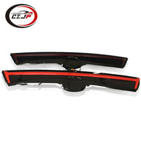 CZJF, nueva lámpara de maletero modificada para Toyota Highlander 2015 2016 2017 2018 2019, luces traseras de humo, luces de freno de señal de giro de fábrica