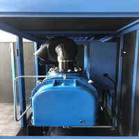 Compresseur d'air à vis à vitesse variable haute pression à deux étages 75HP 55kw