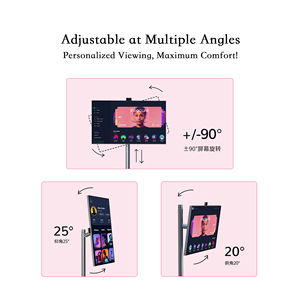 Téléviseur LED intelligent 27 pouces 2025 adapté pour la maison, Android 13 HD, caméra intégrée, écran tactile pour soirées cinéma en famille et interaction enfant - Product Image 6