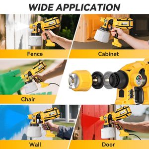 Pistolet pulvérisateur de peinture OEM DIY pour usage domestique, 700W, outils de peinture automobile, machine HVLP sans air - Product Image 4