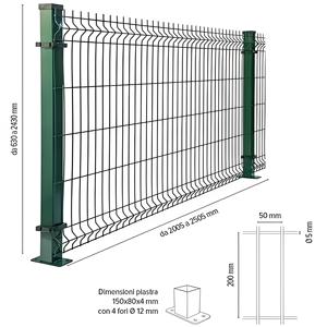 Treillis métallique galvanisé Panneau de protection en métal incurvé 3D pour clôture de <span class=keywords><strong>jardin</strong></span> en fer et clôture de sécurité 3D - Product Image 5