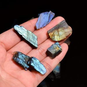 Natural <b>Raw</b> Labradorite Rough Gemstone 250 Carats Irregular Shape For Jewelry Making DIY Wire Wrapping Loose <b>Crystals</b> Supply - Product Image 5