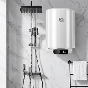 Calentador de Agua Eléctrico de Pared de 30-100 Litros, <span class=keywords><strong>Precio</strong></span> de Fábrica, Carcasa Metálica, Tanque Esmaltado con Termómetro para Uso Doméstico - Product Image 1