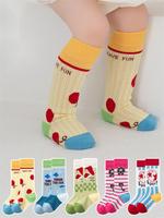 Chaussettes fines en coton pour enfants, chaussettes respirantes mi-mollet sans couture, chaussettes douces unisexes pour garçons et filles, chaussettes pour tout-petits et enfants pour un usage quotidien
