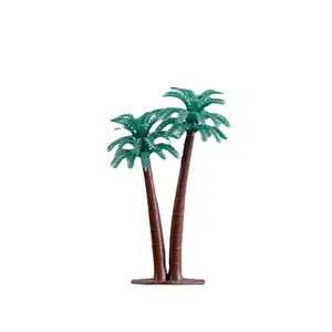 landscape decoration simulation Christmas tree flower double coconut fleshy accessories material Zakka matching