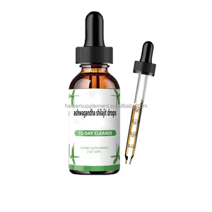 Private Label Oem/Odm Ashwagandha Shilajit Zwarte Zaadolie Vloeibare Druppels Kruidensupplement Ashwagandha Druppels - Product Image 3