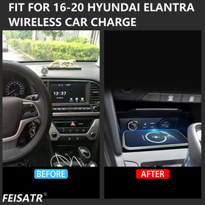 Pour <span class=keywords><strong>Hyundai</strong></span> ELANTRA 16-20 station de charge <span class=keywords><strong>sans</strong></span> fil USB multifonction adaptateur de chargeur rapide 4 ports - Product Image 3