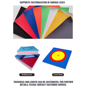 Alfombrilla de PVC de colores de 12M x 12M, alfombrillas de lucha BJJ con hoja XPE, alfombrillas de lucha usadas a la venta, <span class=keywords><strong>Craigslist</strong></span> - Product Image 4