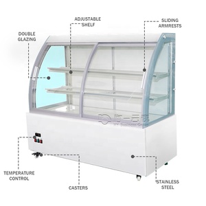 Tủ lạnh bánh trưng bày trưng bày thương mại bánh vitrine tủ lạnh máy làm lạnh bánh trưng bày trưng bày cho mua sắm - Product Image 2