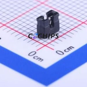 Z-207202P0-0000 Shorting Cap / Jumper Cap P=2mm Connector 2mm Open Top Type 1.5A - Product Image 2