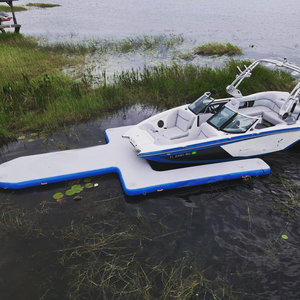 <span class=keywords><strong>Grande</strong></span> <span class=keywords><strong>plage</strong></span> ponton gonflable Y plate-forme en forme de U jetski île flottante gonflable pour Yacht <span class=keywords><strong>Parking</strong></span> - Product Image 1