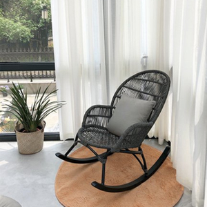 Silla tejida de cuerda para exteriores, sillón <span class=keywords><strong>reclinable</strong></span> para jardín, balcón, mecedora, sofá - Product Image 1