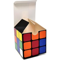 Boîte cadeau Rubik's Cube pour boutique de cadeaux, boîte de jeu de puzzle Rubik's Cube en carton, personnalisable selon les besoins