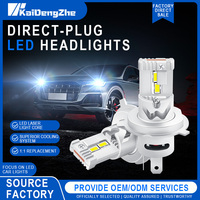 Kaidengzhe Neue 12V ADR-konforme LED-Scheinwerferbirne H7 H11 9005 64W 6400LM 6000K Canbus Plug & Play Auto