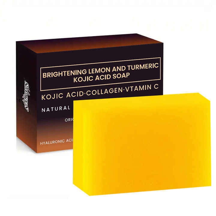 original glutathione kojic acid soap Turmeric & Brightening Face Wash For Dark Spots & Whitening Solid Form Skincare 2pcs kojic acid glutathione cleansing