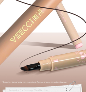 VEECCI Stylo gel eyeliner double embout, délicat et lisse, avec système de verrouillage par pression, design double embout pour une couleur intense et durable. - Product Image 4