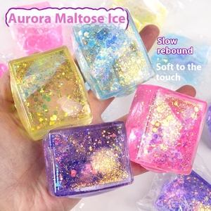 Creative New Aurora Maltose Kneading Ball EVA Unisex Kids/Girls Squeeze Toy Slow <b>Rebound</b> Decompression Vent Compressing Tofu - Product Image 2