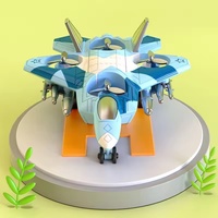 Juguete de Avión de Simulación con Inercia, Modelo Deslizante, para Niños Pequeños, Juguete Educativo de Vehículo
