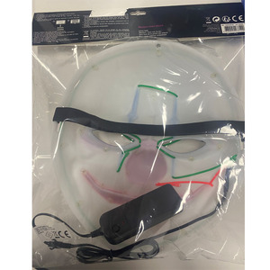Led di alta qualità a 4 modalità illuminano maschera di halloween al neon EL wire spaventoso per spettacolo, elettroerosione, festival - Product Image 3