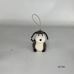 Hay thay đổi cảm thấy rừng & trang trại động vật Đồ trang trí Giáng sinh: Cáo, Tuần lộc & chó với áo len lễ hội, quả mọng & chuông - Product Image 4