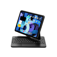 Clavier intelligent sans fil avec pavé tactile rétroéclairé RVB de 10,9 pouces, 11 pouces, 12,9 pouces, étui pour iPad Pro, rotation magnétique à 360 degrés, USB Type-C