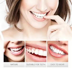 Juego de Dentaduras Postizas Removibles Completas (Superior e Inferior), Portátiles, Simulación de Dientes Naturales, Sonrisa Natural para Adultos Mayores - Product Image 5
