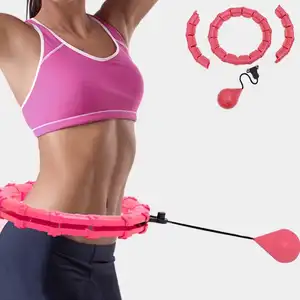 Hot sale Detachable Smart Hula Circle Hoop Adjustable Fitness Weighted Intelligent Hoola Hoop