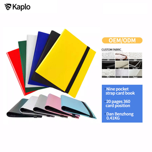 Reliures pour cartes PP, plusieurs couleurs, 360 cartes, 9 <span class=keywords><strong>pochettes</strong></span>, Toploader, pour TCG, MTG, baseball - Product Image 1