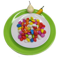 Pierres décoratives colorées non concentrées en forme de petits morceaux de minerai pour aquarium et décoration de fond de pot pour enfants CN
