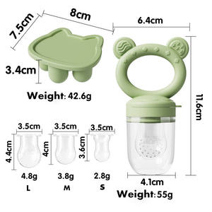 Chupete de Silicona para Bebés Hailian con Diseño de Animales, Flujo Lento, Libre de BPA y Ecológico - Product Image 6