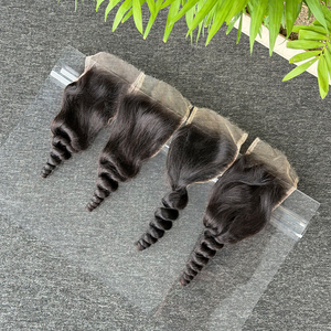 High Quality 2x6 4x4 5x5 hd closure Loose wave Human Hair 10-20inch100% Human Hair Natural Color - Product Image 4