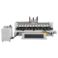 Machine de gravure rotative sur bois avec routeur CNC à 12 broches