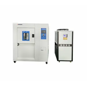 Machine de simulation d'environnement de résistance de choc thermique de chambre de choc thermique de testeur d'impact chaud et froid