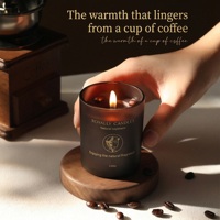 Set Hadiah Lilin Mewah Beraroma Kedelai Elegan dengan Aroma Mawar, Kopi, Darjeeling, Osmanthus, Cedar, dan Lavender untuk Suvenir Pernikahan