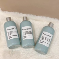 Soins de la peau bleu 500ml personnalisé couleur rose shampooing lavage du corps bouteille en plastique lotion emballage vide