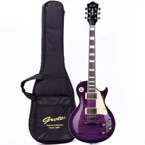 Ensemble de guitare en acajou, manche avec micros H-H, 6 cordes, finition vernie - Service OEM - Product Image 4