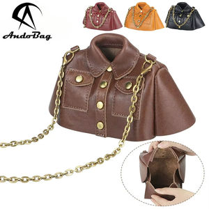 AndoBag Genuine Leather <b>Small</b> Crossbody Bag for <b>Women</b>, Fashion Simple Chain Shoulder <b>Purse</b> 3084 - Product Image 1