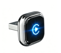 CP11 2026 Adaptador Inalámbrico CarPlay 2 en 1 de Alta Calidad, BT5.3, WiFi Dual, Conexión Automática, Mini Dongle para Todos los Autos con CarPlay Cableado