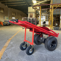 Carga totalmente eléctrica 1000kg Manipulación Construcción Electric Tiger Trolly Auto Walking Storage Auto Lifting Pallet Stacker Trolley